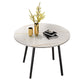 4-foot Dining Site Table Industrial Style Stone 35.5'' Dinette Table for Home Round White Clearhalo ' dining_table' 'Dining Tables & Seating' 'Dining Tables' 'Furniture' 'furniture_dining_table' 'Kitchen & Dining Furniture' 'kitchen&dining_furn' 'kitchen' 'kitchen_dining_table' 3945273