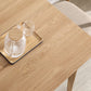 Square 4 Legs Industrial Dining Table Wood Color Fixed Table with Solid Wood Clearhalo ' dining_table' 'Dining Tables & Seating' 'Dining Tables' 'furn' 'furn_dining_table' 'Furniture' 'furniture_dining_table' 'Kitchen & Dining Furniture' 'kitchen&dining_furn' 'kitchen' 'kitchen_dining_table' 3945297