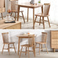 Square 4 Legs Industrial Dining Table Wood Color Fixed Table with Solid Wood Clearhalo ' dining_table' 'Dining Tables & Seating' 'Dining Tables' 'furn' 'furn_dining_table' 'Furniture' 'furniture_dining_table' 'Kitchen & Dining Furniture' 'kitchen&dining_furn' 'kitchen' 'kitchen_dining_table' 3945302