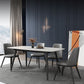 Industrial Style Stone Dining Table 4 Legs Dining Site Table for Dining Room Clearhalo ' dining_table' 'Dining Tables & Seating' 'Dining Tables' 'furn' 'furn_dining_table' 'Furniture' 'furniture_dining_table' 'Kitchen & Dining Furniture' 'kitchen&dining_furn' 'kitchen' 'kitchen_dining_table' 3945318