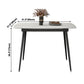 Industrial Style Stone Dining Table 4 Legs Dining Site Table for Dining Room Clearhalo ' dining_table' 'Dining Tables & Seating' 'Dining Tables' 'furn' 'furn_dining_table' 'Furniture' 'furniture_dining_table' 'Kitchen & Dining Furniture' 'kitchen&dining_furn' 'kitchen' 'kitchen_dining_table' 3945325