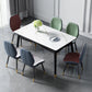 Industrial Sintered Stone Top Standard Dining Table Rectangle Dining Table for Kitchen Clearhalo ' dining_table' 'Dining Tables & Seating' 'Dining Tables' 'furn' 'furn_dining_table' 'Furniture' 'furniture_dining_table' 'Kitchen & Dining Furniture' 'kitchen&dining_furn' 'kitchen' 'kitchen_dining_table' 3945338