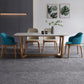 Rectangle Trestle Base Home Furniture Stone Dining Room Collection for Dining Room Clearhalo ' dining_table' 'Dining Tables & Seating' 'Dining Tables' 'furn' 'furn_dining_table' 'Furniture' 'furniture_dining_table' 'Kitchen & Dining Furniture' 'kitchen&dining_furn' 'kitchen' 'kitchen_dining_table' 3945347