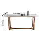 Rectangle Trestle Base Home Furniture Stone Dining Room Collection for Dining Room Clearhalo ' dining_table' 'Dining Tables & Seating' 'Dining Tables' 'furn' 'furn_dining_table' 'Furniture' 'furniture_dining_table' 'Kitchen & Dining Furniture' 'kitchen&dining_furn' 'kitchen' 'kitchen_dining_table' 3945357