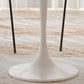 Round Tulip Base Modern Dining Table White Tone Fixed Table for Dining Room Clearhalo ' dining_table' 'Dining Tables & Seating' 'Dining Tables' 'furn' 'furn_dining_table' 'Furniture' 'furniture_dining_table' 'Kitchen & Dining Furniture' 'kitchen&dining_furn' 'kitchen' 'kitchen_dining_table' 3945365