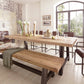 Metal Industrial Rectangle Dining Table Solid Wood Top Table with Trestle Base Clearhalo ' dining_table' 'Dining Tables & Seating' 'Dining Tables' 'furn' 'furn_dining_table' 'Furniture' 'furniture_dining_table' 'Kitchen & Dining Furniture' 'kitchen&dining_furn' 'kitchen' 'kitchen_dining_table' 3945390
