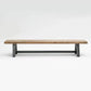 Metal Industrial Rectangle Dining Table Solid Wood Top Table with Trestle Base Clearhalo ' dining_table' 'Dining Tables & Seating' 'Dining Tables' 'furn' 'furn_dining_table' 'Furniture' 'furniture_dining_table' 'Kitchen & Dining Furniture' 'kitchen&dining_furn' 'kitchen' 'kitchen_dining_table' 3945392