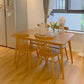 Rectangle Casual Style Dining Table Wood Color Fixed Table with Solid Wood Clearhalo ' dining_table' 'Dining Tables & Seating' 'Dining Tables' 'furn' 'furn_dining_table' 'Furniture' 'furniture_dining_table' 'Kitchen & Dining Furniture' 'kitchen&dining_furn' 'kitchen' 'kitchen_dining_table' 3945419