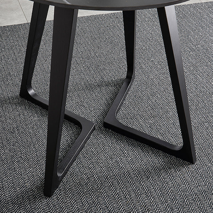 Industrial Square Shape Sintered Stone Dining Table White Standard Dining Table for Kitchen Clearhalo ' dining_table' 'Dining Tables & Seating' 'Dining Tables' 'furn' 'furn_dining_table' 'Furniture' 'furniture_dining_table' 'Kitchen & Dining Furniture' 'kitchen&dining_furn' 'kitchen' 'kitchen_dining_table' 3945431