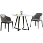 Industrial Square Shape Sintered Stone Dining Table White Standard Dining Table for Kitchen Clearhalo ' dining_table' 'Dining Tables & Seating' 'Dining Tables' 'furn' 'furn_dining_table' 'Furniture' 'furniture_dining_table' 'Kitchen & Dining Furniture' 'kitchen&dining_furn' 'kitchen' 'kitchen_dining_table' 3945432