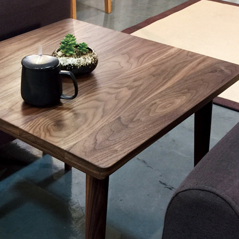 Square Solid Wood Brown Tone Dining Table Industrial 4 Legs Table for Dining Room Clearhalo ' dining_table' 'Dining Tables & Seating' 'Dining Tables' 'furn' 'furn_dining_table' 'Furniture' 'furniture_dining_table' 'Kitchen & Dining Furniture' 'kitchen&dining_furn' 'kitchen' 'kitchen_dining_table' 3945460