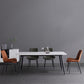 Industrial Sintered Stone Dining Table 4 Legs Base Rectangle Table for Home Clearhalo ' dining_table' 'Dining Tables & Seating' 'Dining Tables' 'furn' 'furn_dining_table' 'Furniture' 'furniture_dining_table' 'Kitchen & Dining Furniture' 'kitchen&dining_furn' 'kitchen' 'kitchen_dining_table' 3945510