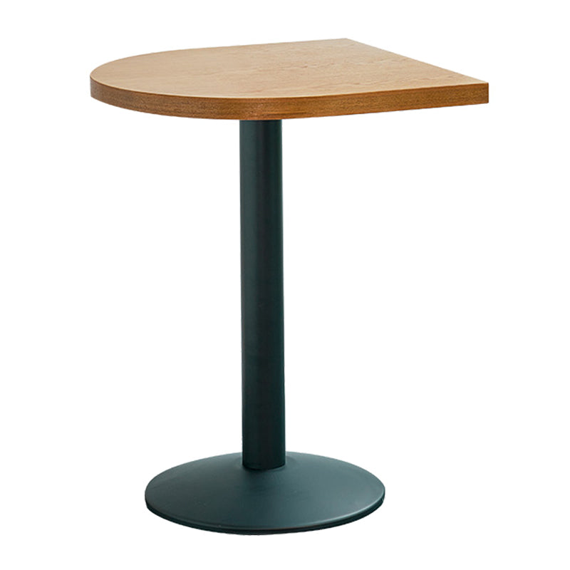 Industrial Style Brown Dining Table Wooden Table with Black Frame for Dining Room Free Form Without Chairs Clearhalo ' dining_table' 'Dining Tables & Seating' 'Dining Tables' 'furn' 'furn_dining_table' 'Furniture' 'furniture_dining_table' 'Kitchen & Dining Furniture' 'kitchen&dining_furn' 'kitchen' 'kitchen_dining_table' 3945523