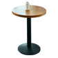 Industrial Style Brown Dining Table Wooden Table with Black Frame for Dining Room Round Without Chairs Clearhalo ' dining_table' 'Dining Tables & Seating' 'Dining Tables' 'furn' 'furn_dining_table' 'Furniture' 'furniture_dining_table' 'Kitchen & Dining Furniture' 'kitchen&dining_furn' 'kitchen' 'kitchen_dining_table' 3945524