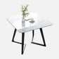 Modern Style White Dining Table Sintered Stone Table with Wooden Base for Home Square Without Chairs Clearhalo ' dining_table' 'Dining Tables & Seating' 'Dining Tables' 'furn' 'furn_dining_table' 'Furniture' 'furniture_dining_table' 'Kitchen & Dining Furniture' 'kitchen&dining_furn' 'kitchen' 'kitchen_dining_table' 3945557