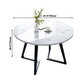 Modern Style White Dining Table Sintered Stone Table with Wooden Base for Home Clearhalo ' dining_table' 'Dining Tables & Seating' 'Dining Tables' 'furn' 'furn_dining_table' 'Furniture' 'furniture_dining_table' 'Kitchen & Dining Furniture' 'kitchen&dining_furn' 'kitchen' 'kitchen_dining_table' 3945563