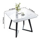Modern Style White Dining Table Sintered Stone Table with Wooden Base for Home Clearhalo ' dining_table' 'Dining Tables & Seating' 'Dining Tables' 'furn' 'furn_dining_table' 'Furniture' 'furniture_dining_table' 'Kitchen & Dining Furniture' 'kitchen&dining_furn' 'kitchen' 'kitchen_dining_table' 3945568