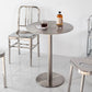 Industrial Style Silver Dining Table Stainless Steel Table for Home Use Clearhalo ' dining_table' 'Dining Tables & Seating' 'Dining Tables' 'furn' 'furn_dining_table' 'Furniture' 'furniture_dining_table' 'Kitchen & Dining Furniture' 'kitchen&dining_furn' 'kitchen' 'kitchen_dining_table' 3945580