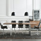 Metal Industrial Rectangle Dining Table Solid Woop Top Table for Kitchen and Dining Room Clearhalo ' dining_table' 'Dining Tables & Seating' 'Dining Tables' 'furn' 'furn_dining_table' 'Furniture' 'furniture_dining_table' 'Kitchen & Dining Furniture' 'kitchen&dining_furn' 'kitchen' 'kitchen_dining_table' 3945599