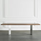 Metal Industrial Rectangle Dining Table Wood Top Table for Kitchen and Dining Room Clearhalo ' dining_table' 'Dining Tables & Seating' 'Dining Tables' 'furn' 'furn_dining_table' 'Furniture' 'furniture_dining_table' 'Kitchen & Dining Furniture' 'kitchen&dining_furn' 'kitchen' 'kitchen_dining_table' 3945621
