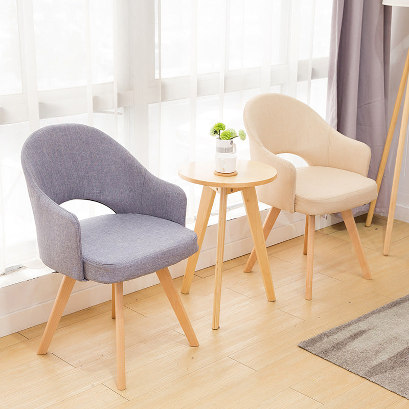 Modern Wooden Dining Chairs Open Back Dining Side Arm Chairs for Kitchen Clearhalo ' kitchen&dining_furn' 'Dining Chairs' 'Dining Tables & Seating' 'dining_chair' 'furn' 'furn_dining_chair' 'Furniture' 'furniture_dining_chair' 'Kitchen & Dining Furniture' 'kitchen' 3950223