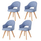 Modern Wooden Dining Chairs Open Back Dining Side Arm Chairs for Kitchen Lake Blue 4 Piece Set Clearhalo ' kitchen&dining_furn' 'Dining Chairs' 'Dining Tables & Seating' 'dining_chair' 'furn' 'furn_dining_chair' 'Furniture' 'furniture_dining_chair' 'Kitchen & Dining Furniture' 'kitchen' 3950224