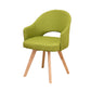 Modern Wooden Dining Chairs Open Back Dining Side Arm Chairs for Kitchen Green 1 Piece Clearhalo ' kitchen&dining_furn' 'Dining Chairs' 'Dining Tables & Seating' 'dining_chair' 'furn' 'furn_dining_chair' 'Furniture' 'furniture_dining_chair' 'Kitchen & Dining Furniture' 'kitchen' 3950231
