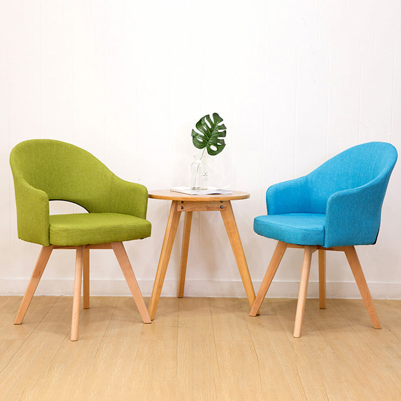 Modern Wooden Dining Chairs Open Back Dining Side Arm Chairs for Kitchen Clearhalo ' kitchen&dining_furn' 'Dining Chairs' 'Dining Tables & Seating' 'dining_chair' 'furn' 'furn_dining_chair' 'Furniture' 'furniture_dining_chair' 'Kitchen & Dining Furniture' 'kitchen' 3950246