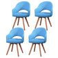 Modern Wooden Dining Chairs Open Back Dining Side Arm Chairs for Kitchen Sky Blue 4 Piece Set Clearhalo ' kitchen&dining_furn' 'Dining Chairs' 'Dining Tables & Seating' 'dining_chair' 'furn' 'furn_dining_chair' 'Furniture' 'furniture_dining_chair' 'Kitchen & Dining Furniture' 'kitchen' 3950252