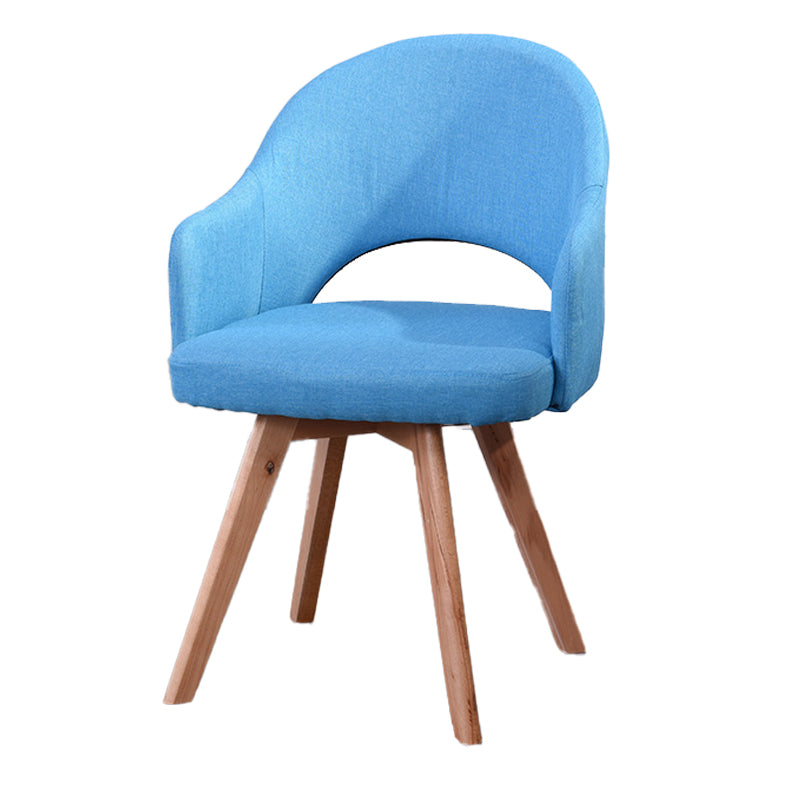 Modern Wooden Dining Chairs Open Back Dining Side Arm Chairs for Kitchen Sky Blue 1 Piece Clearhalo ' kitchen&dining_furn' 'Dining Chairs' 'Dining Tables & Seating' 'dining_chair' 'furn' 'furn_dining_chair' 'Furniture' 'furniture_dining_chair' 'Kitchen & Dining Furniture' 'kitchen' 3950253