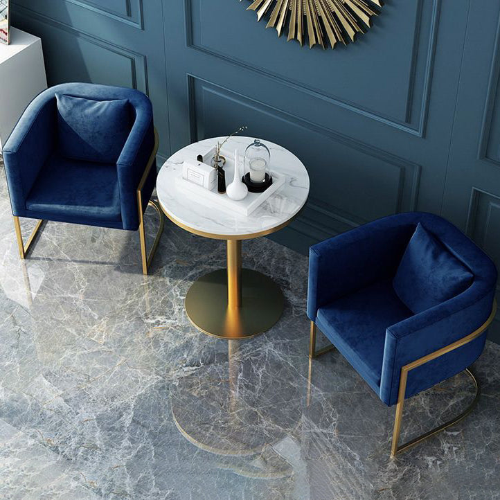 Contemporary Style Upholstered Armless Dining Chairs Solid Back Chairs for Home Clearhalo ' kitchen&dining_furn' 'Dining Chairs' 'Dining Tables & Seating' 'dining_chair' 'furn' 'furn_dining_chair' 'Furniture' 'furniture_dining_chair' 'Kitchen & Dining Furniture' 'kitchen' 3950275