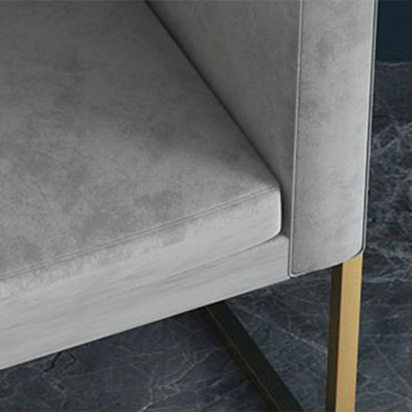 Contemporary Style Upholstered Armless Dining Chairs Solid Back Chairs for Home Clearhalo ' kitchen&dining_furn' 'Dining Chairs' 'Dining Tables & Seating' 'dining_chair' 'furn' 'furn_dining_chair' 'Furniture' 'furniture_dining_chair' 'Kitchen & Dining Furniture' 'kitchen' 3950279