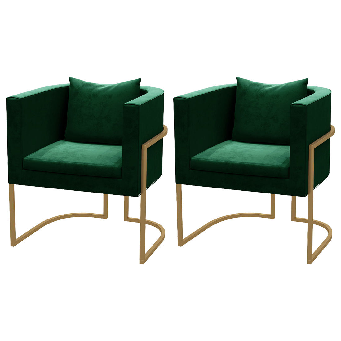 Contemporary Style Upholstered Armless Dining Chairs Solid Back Chairs for Home Blackish Green 2 Piece Set Clearhalo ' kitchen&dining_furn' 'Dining Chairs' 'Dining Tables & Seating' 'dining_chair' 'furn' 'furn_dining_chair' 'Furniture' 'furniture_dining_chair' 'Kitchen & Dining Furniture' 'kitchen' 3950287