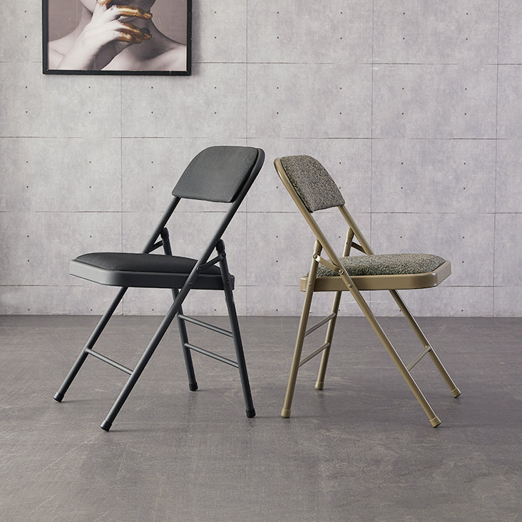 Industrial Style Folding Upholstered Side Chairs Open Back Dining Side Chairs Clearhalo ' kitchen&dining_furn' 'Dining Chairs' 'Dining Tables & Seating' 'dining_chair' 'furn' 'furn_dining_chair' 'Furniture' 'furniture_dining_chair' 'Kitchen & Dining Furniture' 'kitchen' 3950331