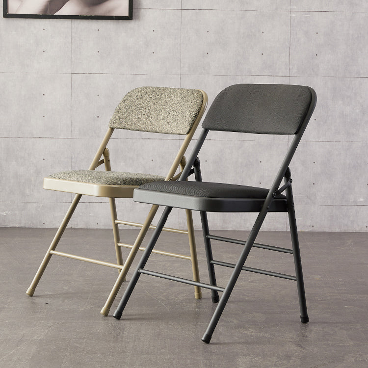 Industrial Style Folding Upholstered Side Chairs Open Back Dining Side Chairs Clearhalo ' kitchen&dining_furn' 'Dining Chairs' 'Dining Tables & Seating' 'dining_chair' 'furn' 'furn_dining_chair' 'Furniture' 'furniture_dining_chair' 'Kitchen & Dining Furniture' 'kitchen' 3950334