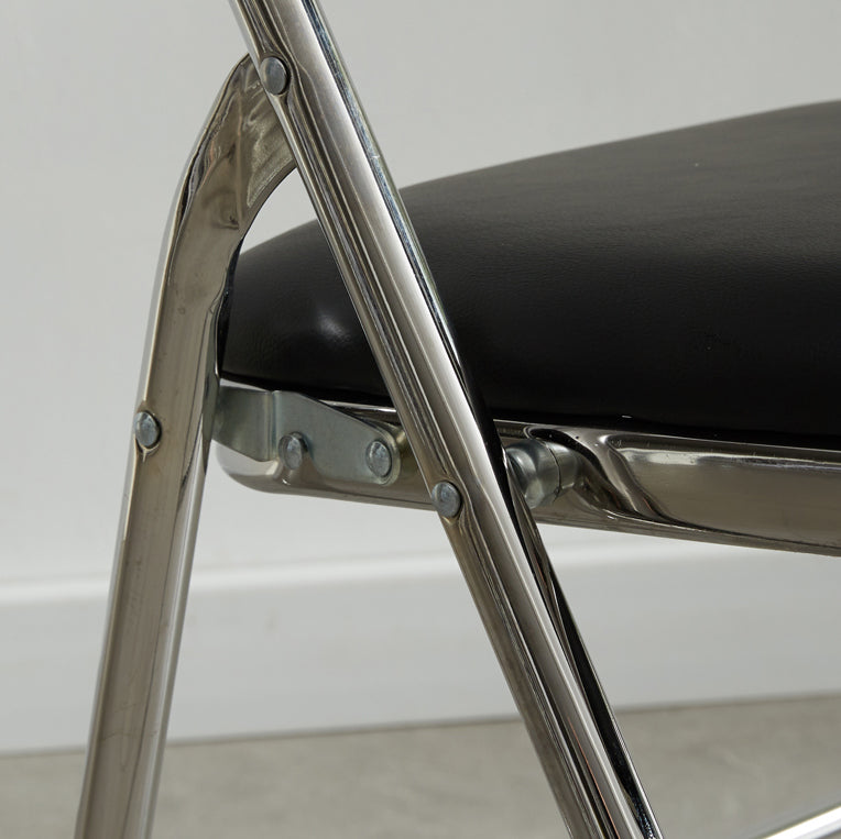 Industrial Style PU Leather Dining Chairs Open Back Dining Side Chairs for Home Clearhalo ' kitchen&dining_furn' 'Dining Chairs' 'Dining Tables & Seating' 'dining_chair' 'furn' 'furn_dining_chair' 'Furniture' 'furniture_dining_chair' 'Kitchen & Dining Furniture' 'kitchen' 3950360