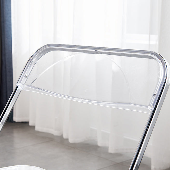 Contemporary Style Folding Armless Side Chair Open Back Single Dining Side Chair Clearhalo ' kitchen&dining_furn' 'Dining Chairs' 'Dining Tables & Seating' 'dining_chair' 'furn' 'furn_dining_chair' 'Furniture' 'furniture_dining_chair' 'Kitchen & Dining Furniture' 'kitchen' 3950393