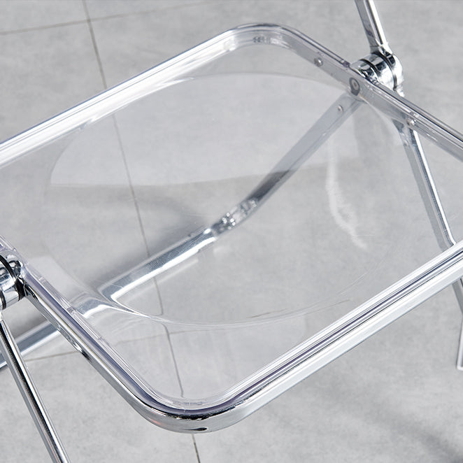 Contemporary Style Folding Armless Side Chair Open Back Single Dining Side Chair Clearhalo ' kitchen&dining_furn' 'Dining Chairs' 'Dining Tables & Seating' 'dining_chair' 'furn' 'furn_dining_chair' 'Furniture' 'furniture_dining_chair' 'Kitchen & Dining Furniture' 'kitchen' 3950395