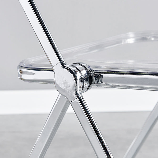 Contemporary Style Folding Armless Side Chair Open Back Single Dining Side Chair Clearhalo ' kitchen&dining_furn' 'Dining Chairs' 'Dining Tables & Seating' 'dining_chair' 'furn' 'furn_dining_chair' 'Furniture' 'furniture_dining_chair' 'Kitchen & Dining Furniture' 'kitchen' 3950398