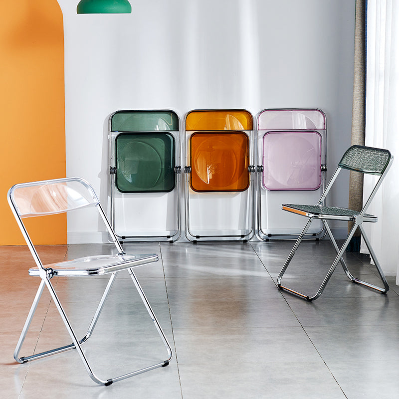 Contemporary Style Folding Armless Side Chair Open Back Single Dining Side Chair Clearhalo ' kitchen&dining_furn' 'Dining Chairs' 'Dining Tables & Seating' 'dining_chair' 'furn' 'furn_dining_chair' 'Furniture' 'furniture_dining_chair' 'Kitchen & Dining Furniture' 'kitchen' 3950400