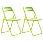 Modern Style Plastic Dining Armless Chairs Open Back Dining Side Chairs for Home Use Green 2 Piece Set Clearhalo ' kitchen&dining_furn' 'Dining Chairs' 'Dining Tables & Seating' 'dining_chair' 'furn' 'furn_dining_chair' 'Furniture' 'furniture_dining_chair' 'Kitchen & Dining Furniture' 'kitchen' 3950433