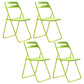 Modern Style Plastic Dining Armless Chairs Open Back Dining Side Chairs for Home Use Green 4 Piece Set Clearhalo ' kitchen&dining_furn' 'Dining Chairs' 'Dining Tables & Seating' 'dining_chair' 'furn' 'furn_dining_chair' 'Furniture' 'furniture_dining_chair' 'Kitchen & Dining Furniture' 'kitchen' 3950434