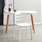 Minimalist Style Ladder Back Dining Chairs Plastic Dining Armless Chairs for Home Clearhalo ' kitchen&dining_furn' 'Dining Chairs' 'Dining Tables & Seating' 'dining_chair' 'furn' 'furn_dining_chair' 'Furniture' 'furniture_dining_chair' 'Kitchen & Dining Furniture' 'kitchen' 3950460