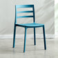 Minimalist Style Ladder Back Dining Chairs Plastic Dining Armless Chairs for Home Blue 1 Piece Clearhalo ' kitchen&dining_furn' 'Dining Chairs' 'Dining Tables & Seating' 'dining_chair' 'furn' 'furn_dining_chair' 'Furniture' 'furniture_dining_chair' 'Kitchen & Dining Furniture' 'kitchen' 3950467