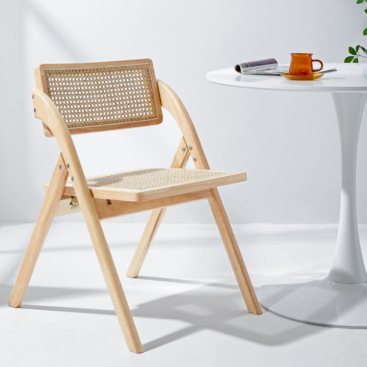 Rubberwood Contemporary Style Chair Open Back Dining Kitchen Single Chair Clearhalo ' kitchen&dining_furn' 'Dining Chairs' 'Dining Tables & Seating' 'dining_chair' 'furn' 'furn_dining_chair' 'Furniture' 'furniture_dining_chair' 'Kitchen & Dining Furniture' 'kitchen' 3950499