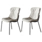 Modern Upholstered Side Dining Chairs Side Chair with Metal Legs (Set of 2) Light Gray Gray Clearhalo ' kitchen&dining_furn' 'Dining Chairs' 'Dining Tables & Seating' 'dining_chair' 'furn' 'furn_dining_chair' 'Furniture' 'furniture_dining_chair' 'Kitchen & Dining Furniture' 'kitchen' 3950554
