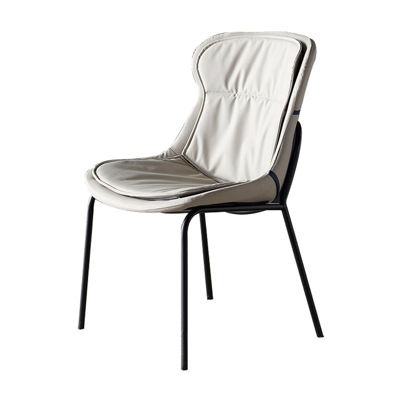 Modern Upholstered Side Dining Chairs Side Chair with Metal Legs (Set of 2) Clearhalo ' kitchen&dining_furn' 'Dining Chairs' 'Dining Tables & Seating' 'dining_chair' 'furn' 'furn_dining_chair' 'Furniture' 'furniture_dining_chair' 'Kitchen & Dining Furniture' 'kitchen' 3950556