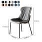 Modern Upholstered Side Dining Chairs Side Chair with Metal Legs (Set of 2) Clearhalo ' kitchen&dining_furn' 'Dining Chairs' 'Dining Tables & Seating' 'dining_chair' 'furn' 'furn_dining_chair' 'Furniture' 'furniture_dining_chair' 'Kitchen & Dining Furniture' 'kitchen' 3950572