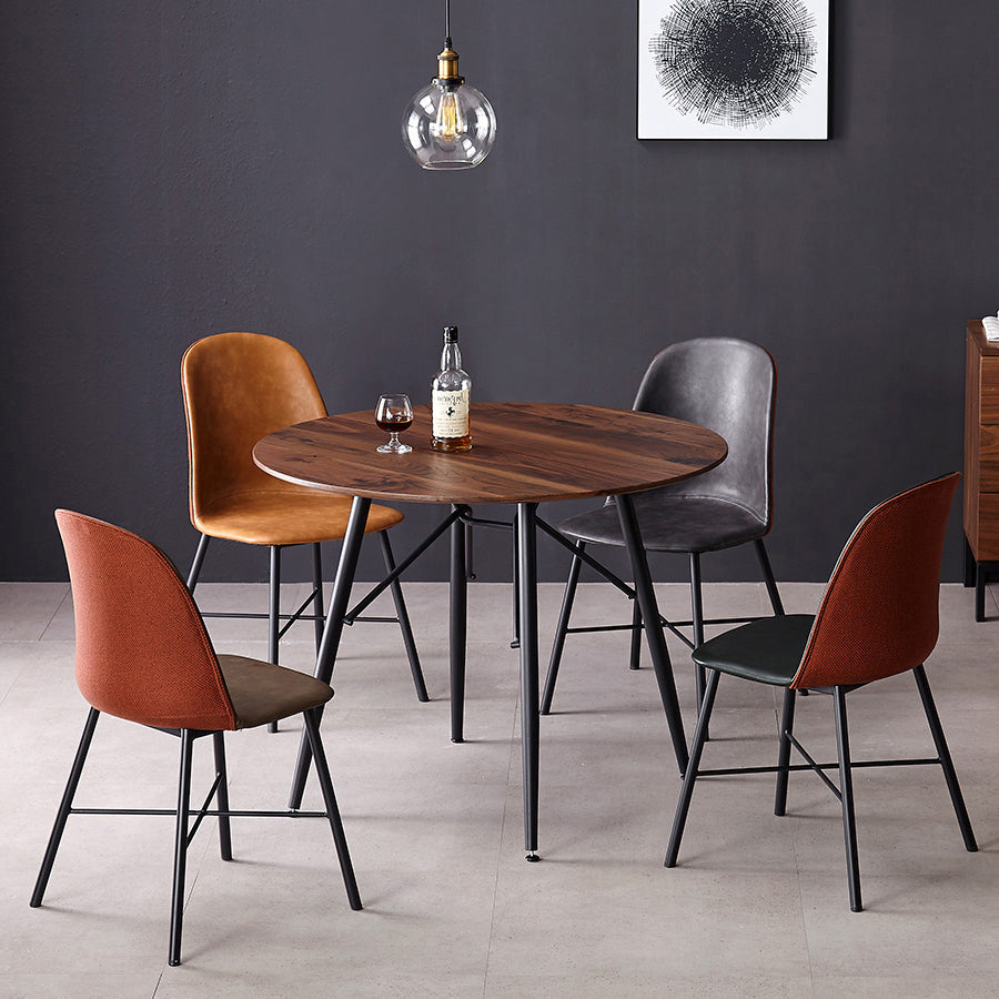 Modern Armless Dining Chairs Solid Back Dining Side Chair with Black Legs (Set of 2) Clearhalo ' kitchen&dining_furn' 'Dining Chairs' 'Dining Tables & Seating' 'dining_chair' 'furn' 'furn_dining_chair' 'Furniture' 'furniture_dining_chair' 'Kitchen & Dining Furniture' 'kitchen' 3950573