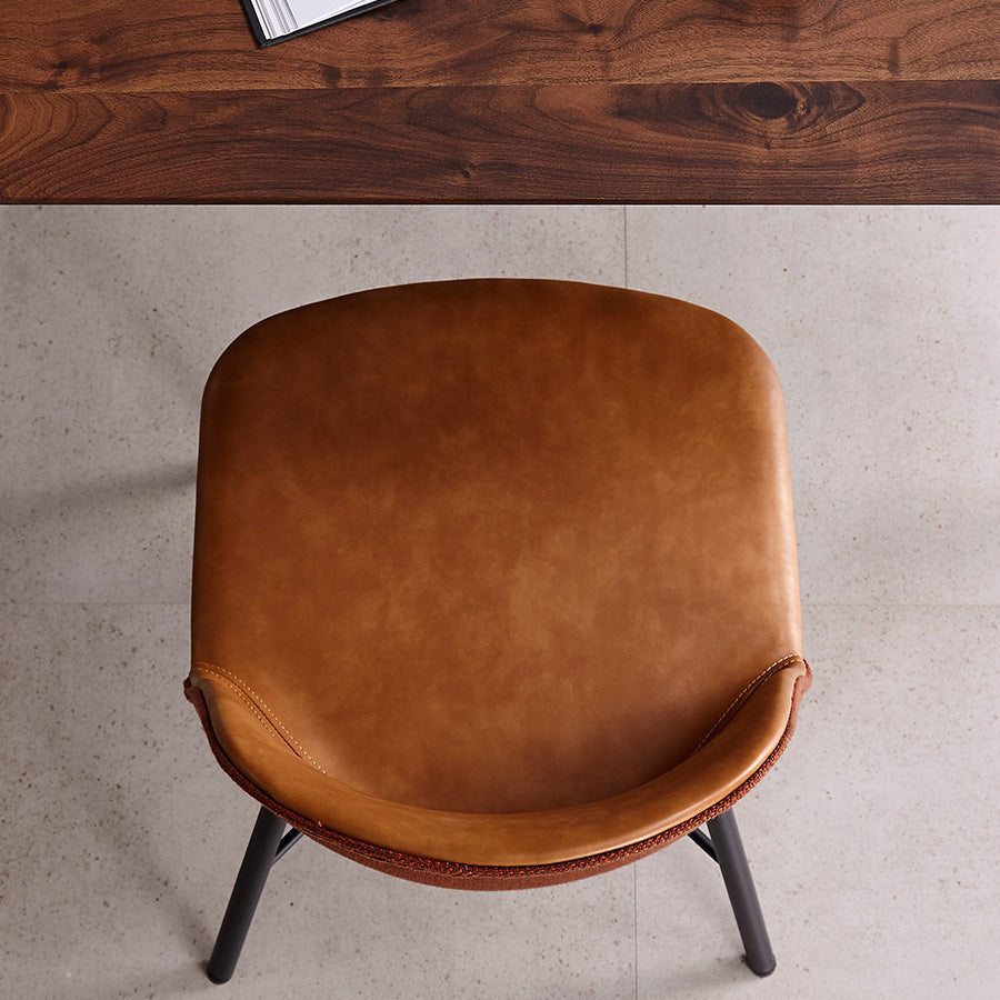 Modern Armless Dining Chairs Solid Back Dining Side Chair with Black Legs (Set of 2) Clearhalo ' kitchen&dining_furn' 'Dining Chairs' 'Dining Tables & Seating' 'dining_chair' 'furn' 'furn_dining_chair' 'Furniture' 'furniture_dining_chair' 'Kitchen & Dining Furniture' 'kitchen' 3950578